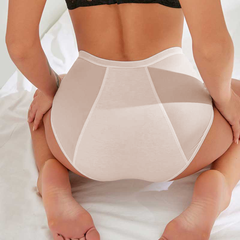 NEW: Leakproof High Waisted (Beige 10-Pack) - Image 2