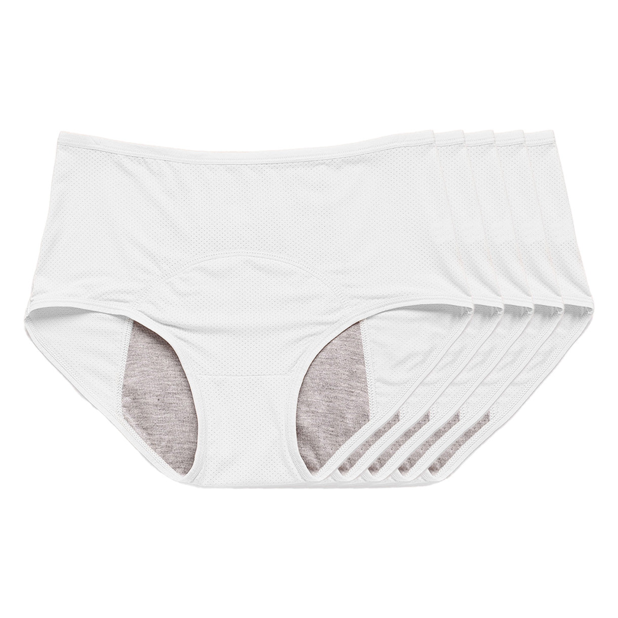 NEW: Comfy & Discreet Leakproof Underwear (White) - Image 5